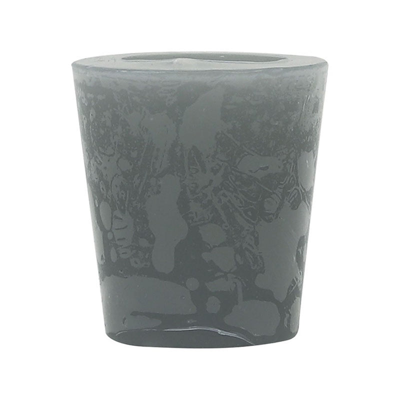 Small grey sandalwood scented votive candle