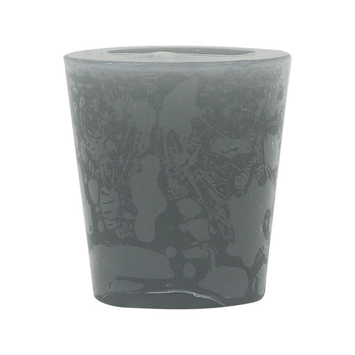 Small grey sandalwood scented votive candle