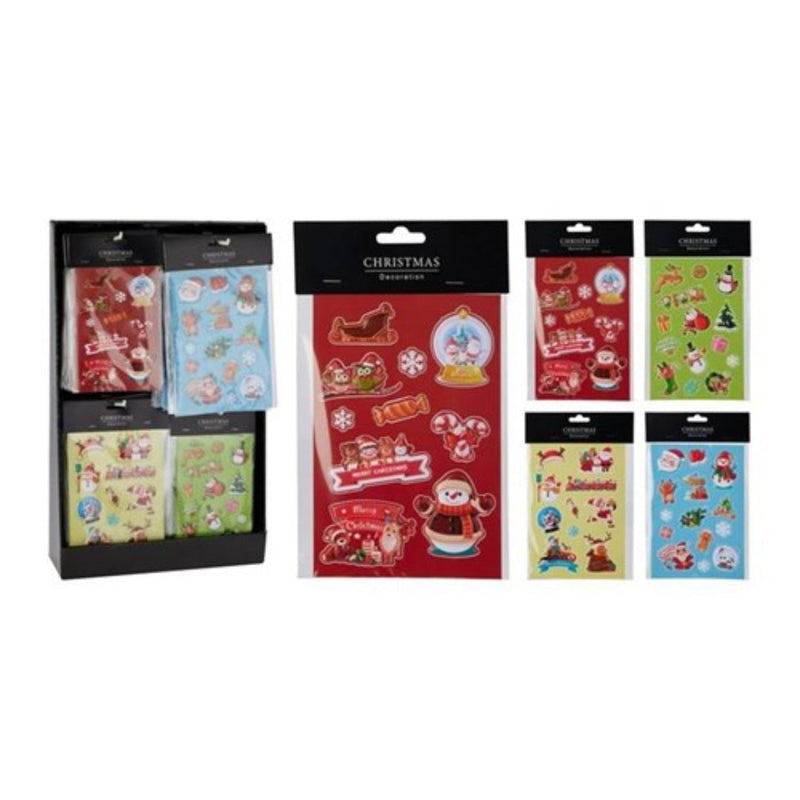 Ronis Stickers 3D Christmas 4 Assorted