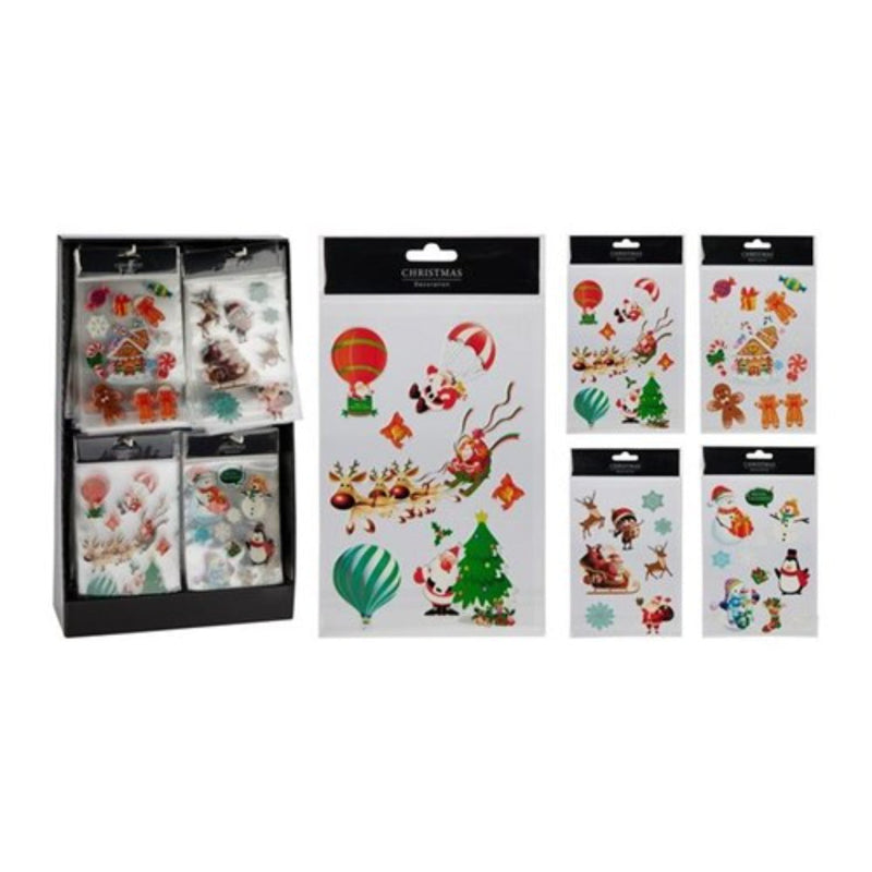 Ronis Stickers 3D Christmas 4 Assorted Design