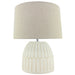 Pare Lamp W/ Shade White 43x50cm