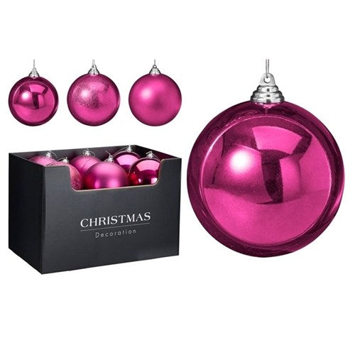 berry Christmas bauble 140mm assorted design