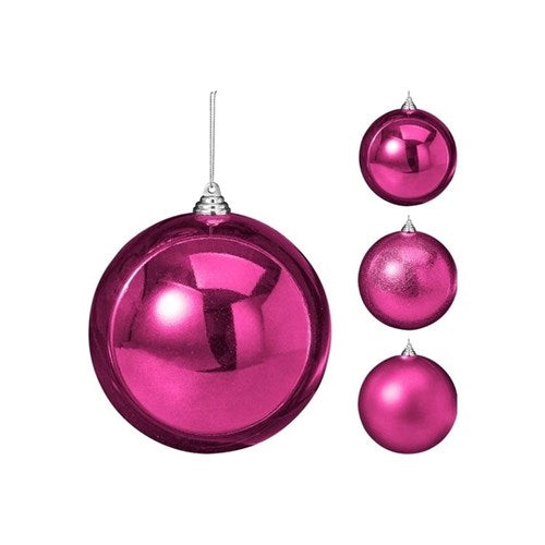 oversized berry Christmas bauble 180mm assorted design