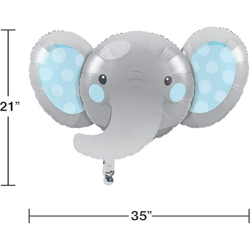 Foil Balloon Boy Shape Enchanting Elephant 53cm