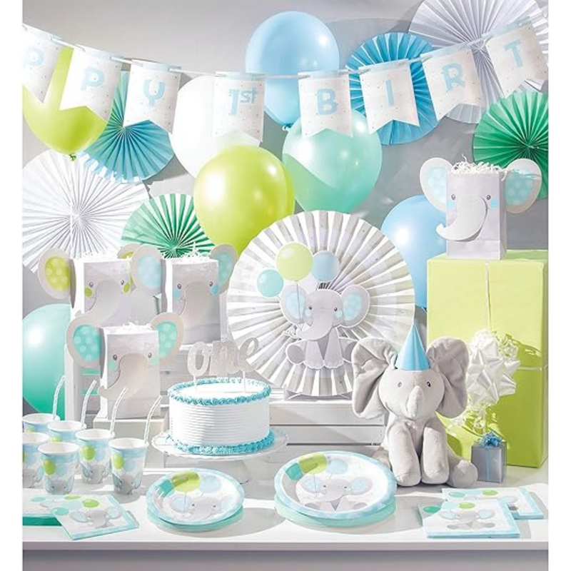 Foil Balloon Boy Shape Enchanting Elephant 53cm