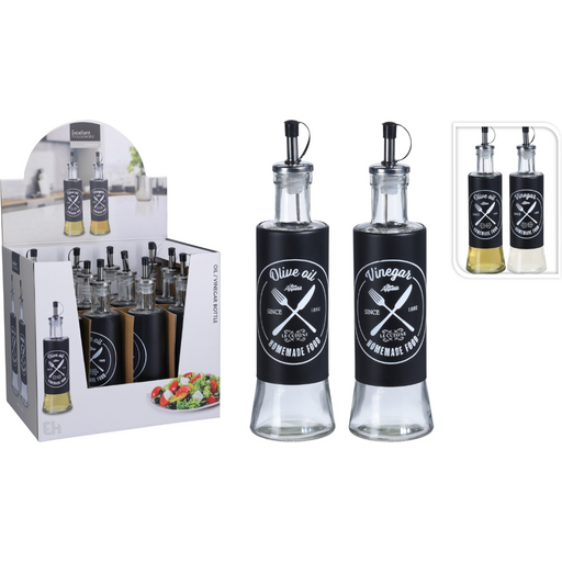 300ml glass oil and vinegar bottle