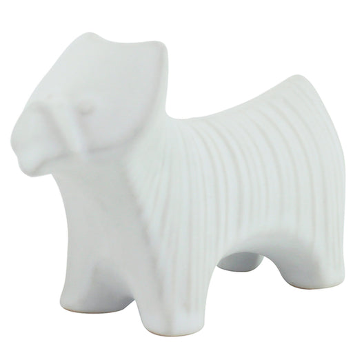 Gifts Ornamental And Figurines Schnauzer White 12X8Cm