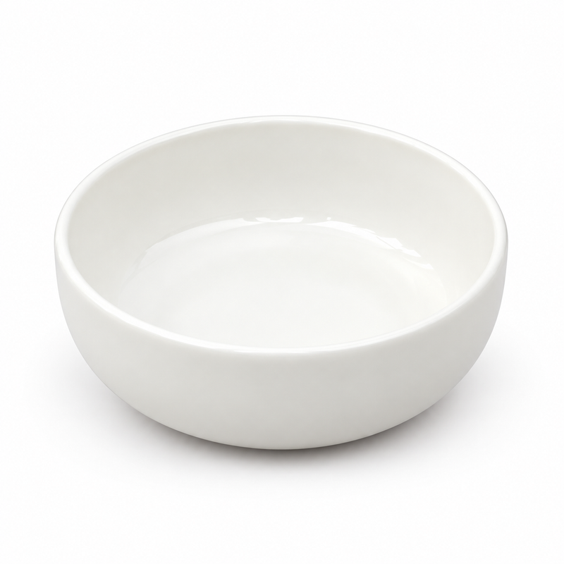 beige stoneware bowl 5.5 inch