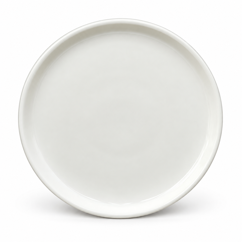 beige stoneware side plate 8 inch