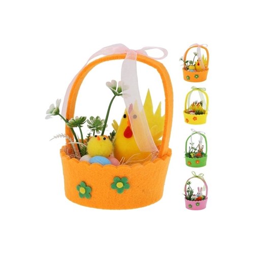 Small felt Easter basket assorted