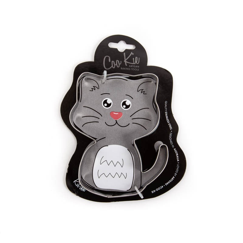 Kitten cat shaped cookie cutter