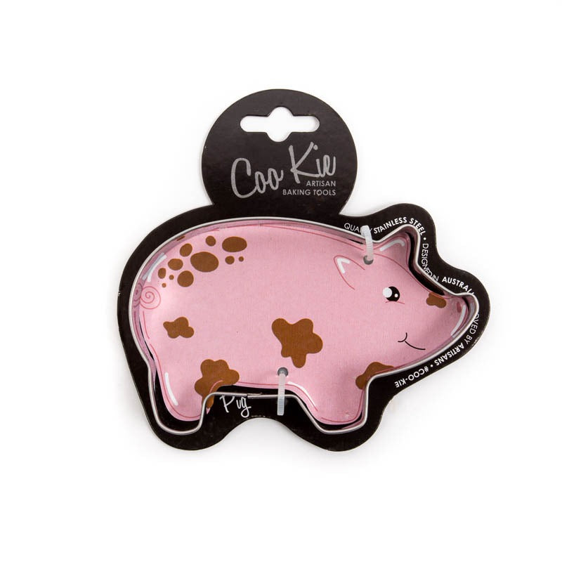 Pig shaped cookie cutter