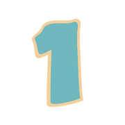 Coo Kie NUMBER 1 Cookie Cutter image  3 – thumbnail