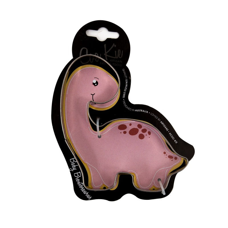 Baby brontosaurus dinosaur cookie cutter