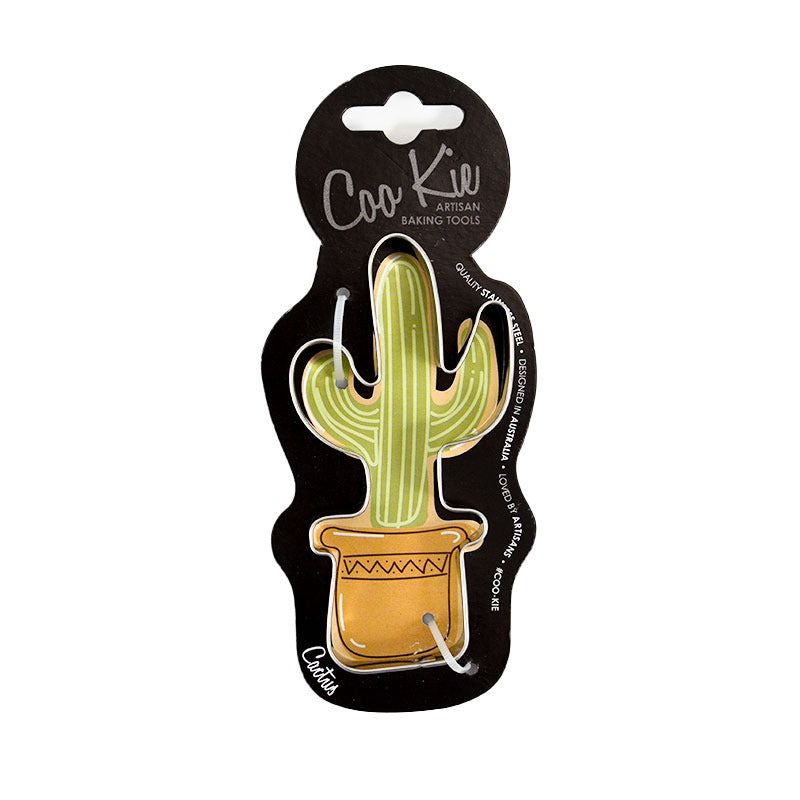 Cactus shaped cookie cutter