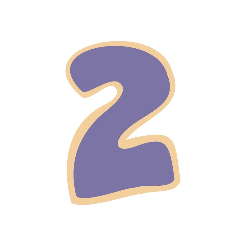 Coo Kie NUMBER 2 Cookie Cutter image  3
