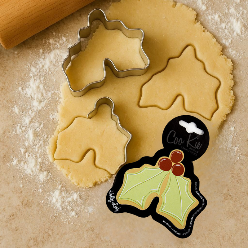 Cookie Cutter Holly Leaf - Coo Kie