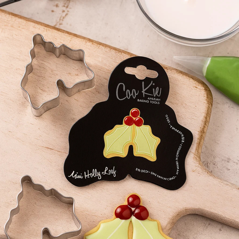 Cookie Cutter Mini Holly Leaf - Coo Kie