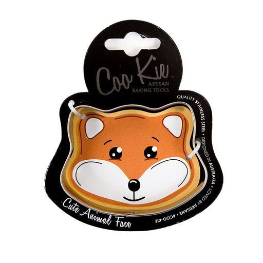 Round animal face with ears cookie cutter