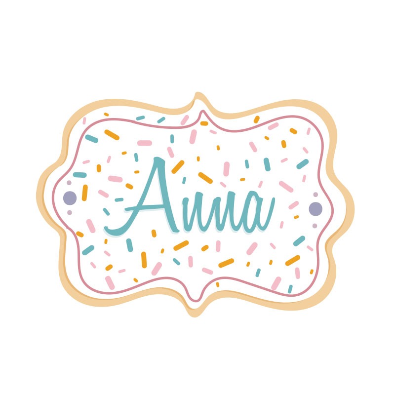 Coo Kie NAME PLAQUE Cookie Cutter image  3