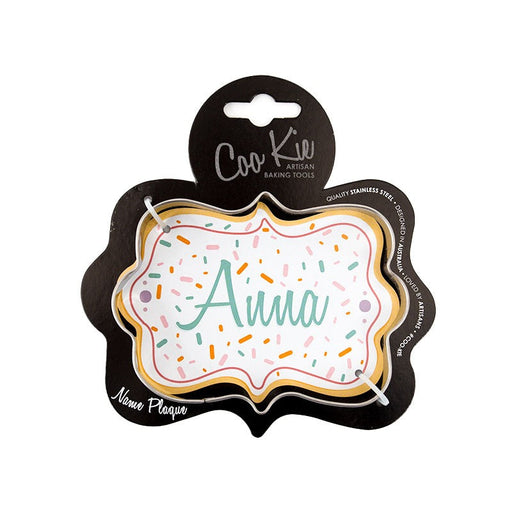 Plaque frame shaped cookie cutter