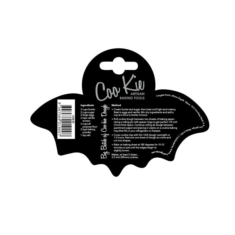 Coo Kie MINI BAT Cookie Cutter image  4