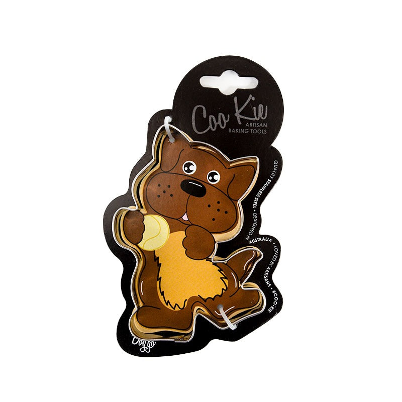 Dog shaped cookie cutter