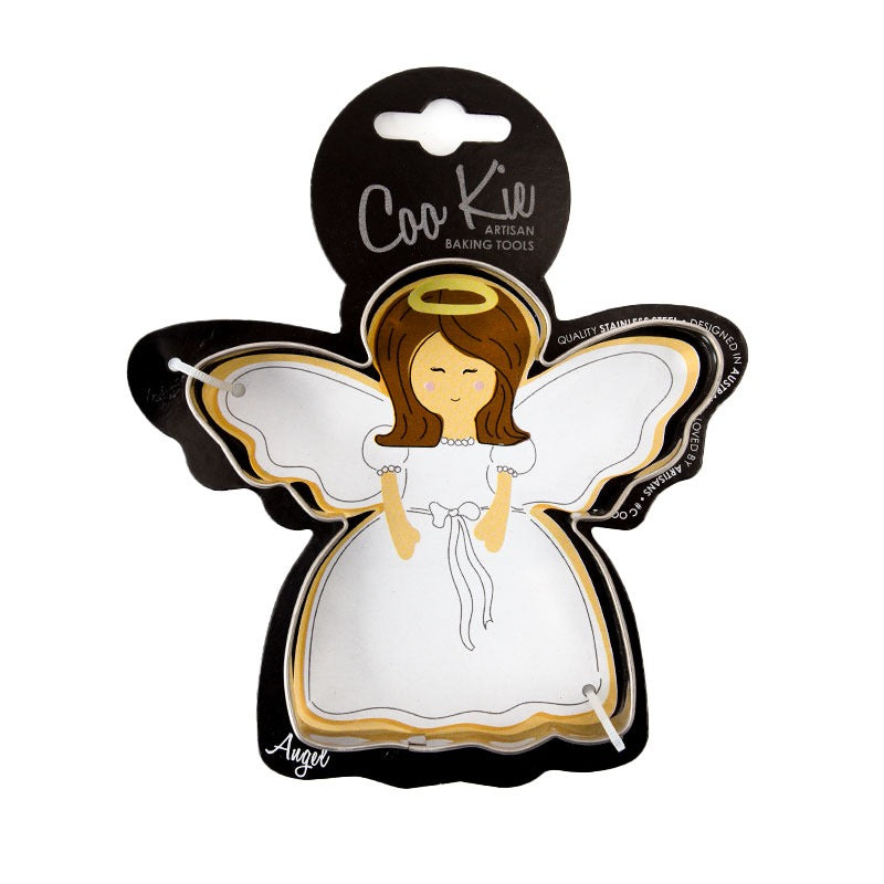 Angel shaped cookie cutter
