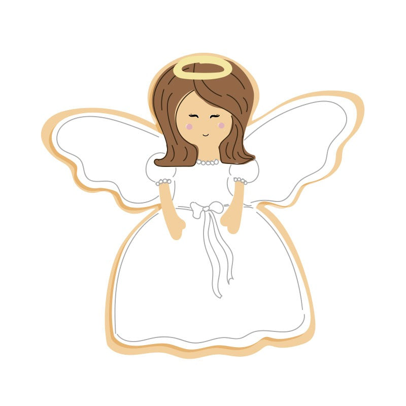 Coo Kie MINI ANGEL Cookie Cutter image  3