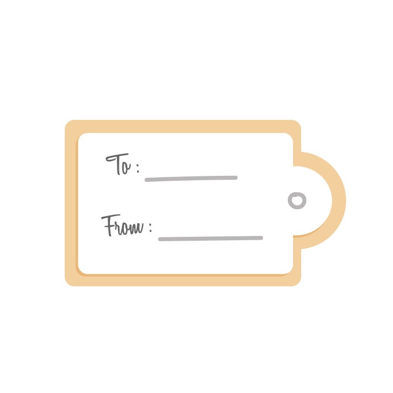 Coo Kie GIFT TAG Cookie Cutter image  3