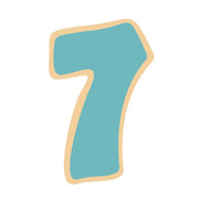 Coo Kie NUMBER 7 Cookie Cutter image  3 – thumbnail