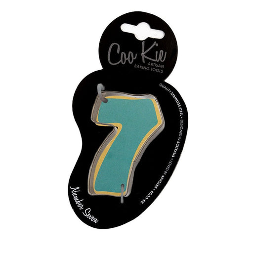 Number 7 shaped cookie cutter