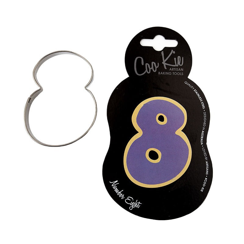 Coo Kie NUMBER 8 Cookie Cutter image  2