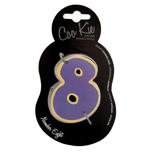 Number 8 shaped cookie cutter