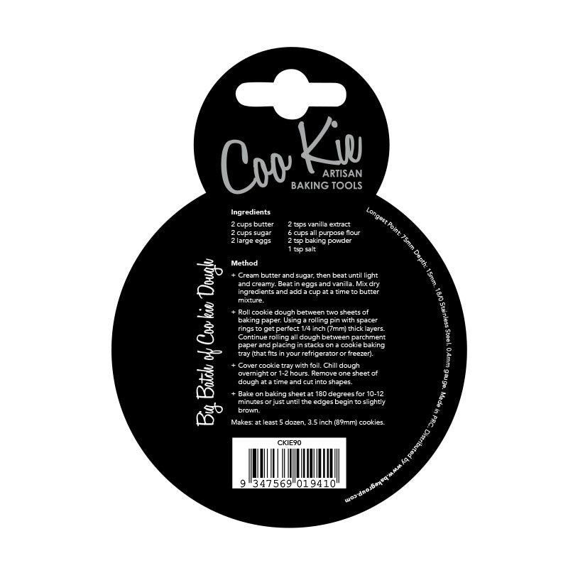 Coo Kie ROUND 75mm Cookie Cutter image  4