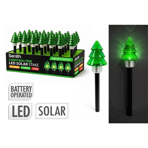 40cm solar LED Christmas tree stake light