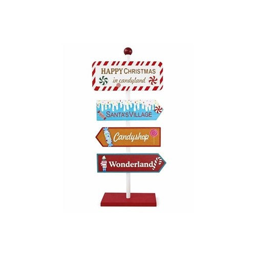 61cm Christmas Candyland table sign