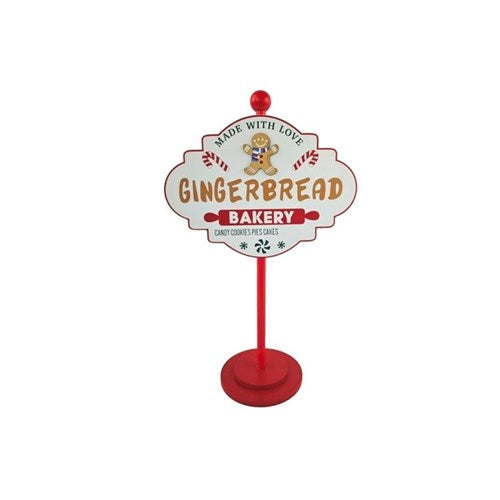 48cm gingerbread bakery Christmas table sign