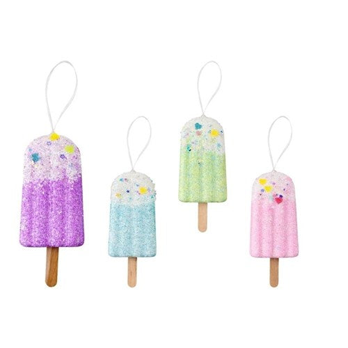 13cm ice cream hanging Christmas decoration assorted