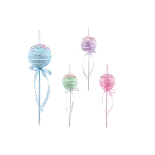 26cm sprinkle lollipop hanging Christmas decoration assorted