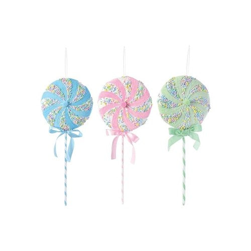 45cm foam sprinkle lollipop Christmas pick