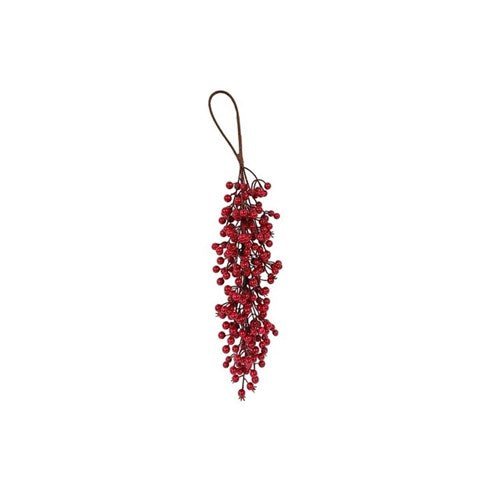 60cm red berry hanging Christmas decoration