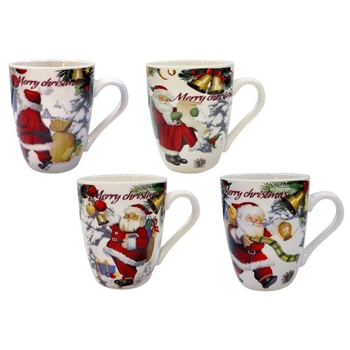 Santa Merry Christmas mug assorted designs