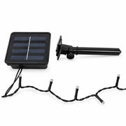 Red and cool white 200 LED solar fairy lights 13.5m – thumbnail