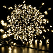 Warm white 200 LED solar fairy lights 13.5m with 8 functions – thumbnail
