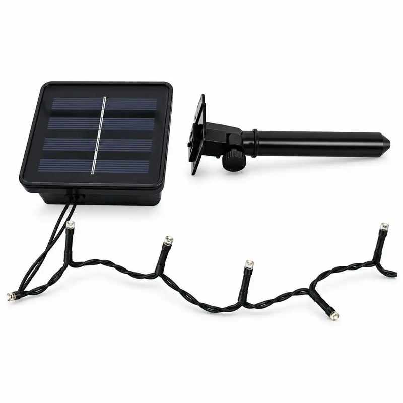 Warm white 200 LED solar fairy lights 13.5m with 8 functions