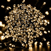 Warm white 400 LED solar fairy lights 25.5m with 8 functions – thumbnail