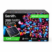 Macaroon colour 200 LED solar fairy lights 13.5m – thumbnail