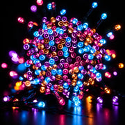 Macaroon colour 200 LED solar fairy lights 13.5m – thumbnail