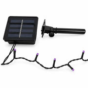 Purple 200 LED solar fairy lights 13.5m with 8 functions – thumbnail